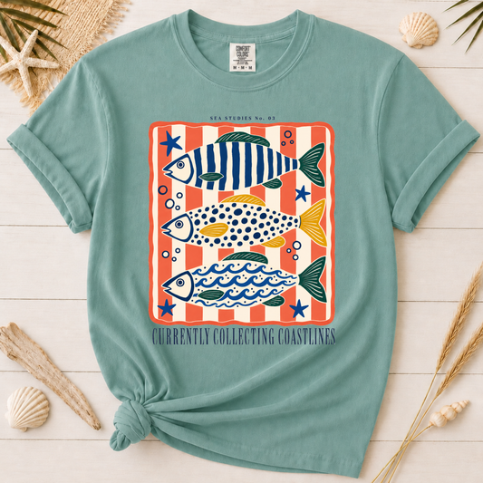 Currently Collecting Coastlines Travel Graphic Tee