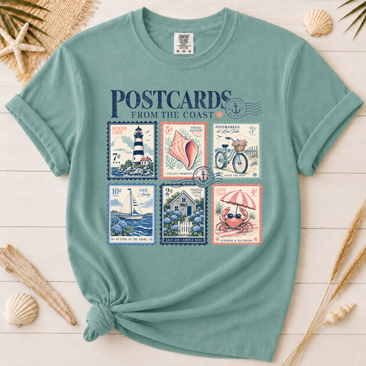 Postcards from the Coast Vintage Graphic Tee