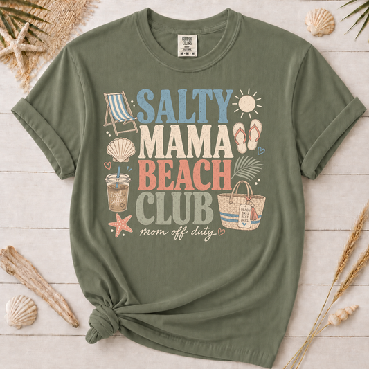 Salty Mama Beach Club Graphic Tee