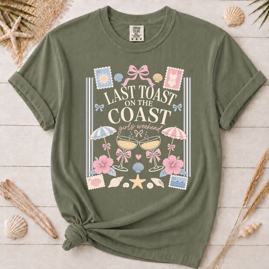 Last Toast on the Coast Graphic Tee