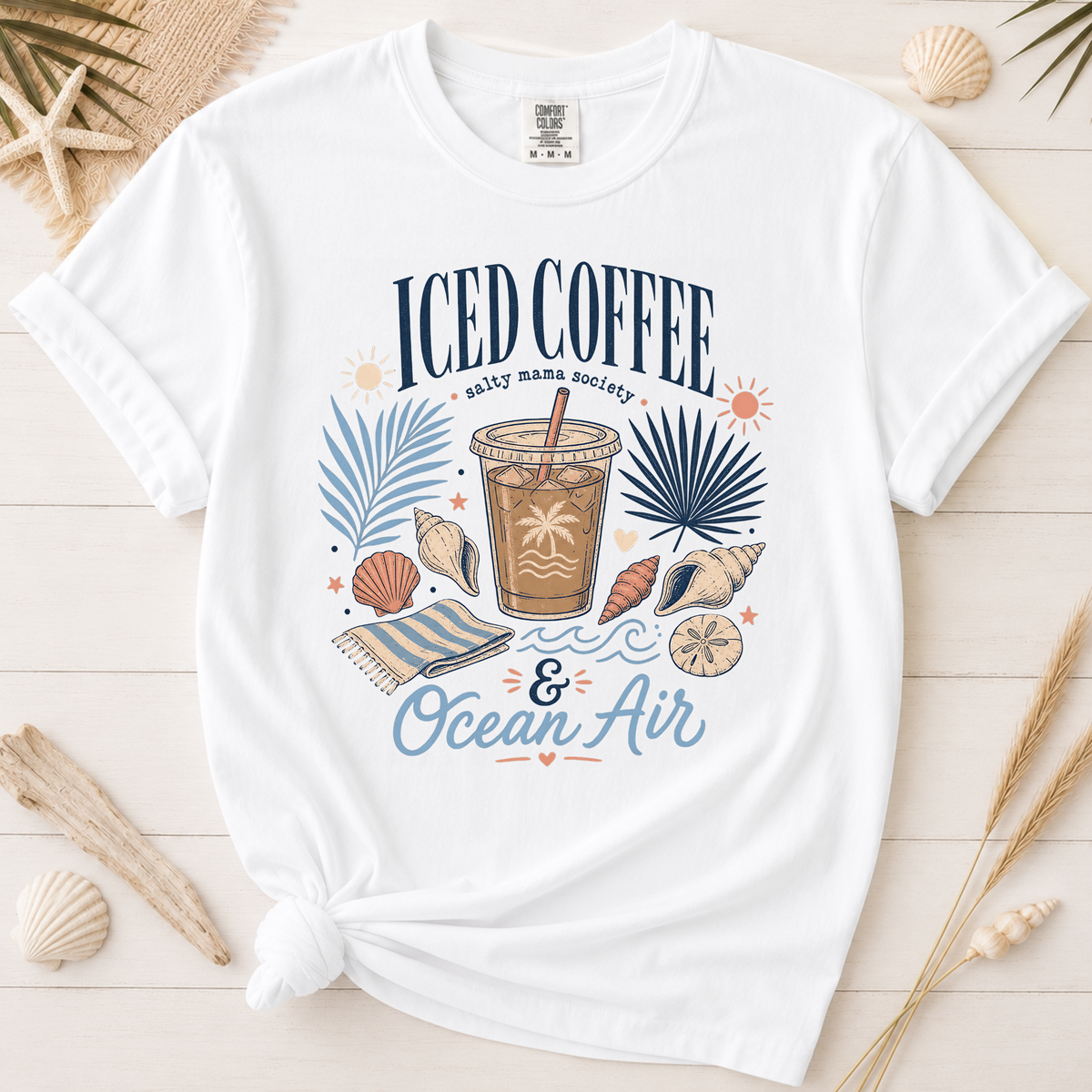 Iced Coffee & Ocean Air Graphic Tee