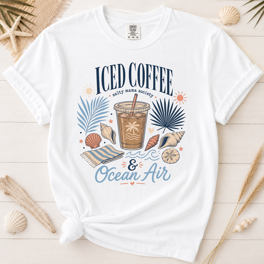 Iced Coffee & Ocean Air Graphic Tee