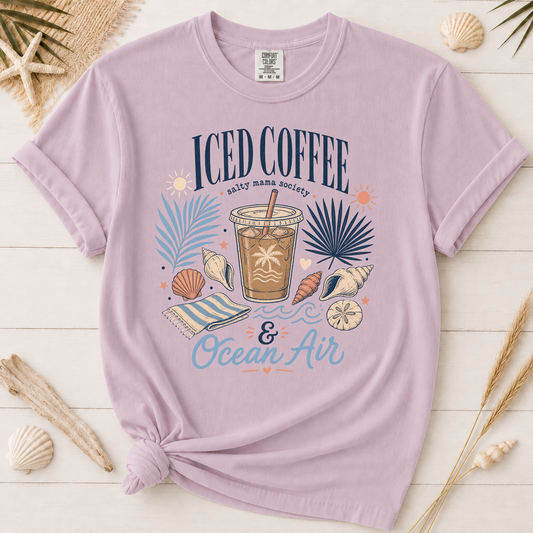 Iced Coffee & Ocean Air Graphic Tee