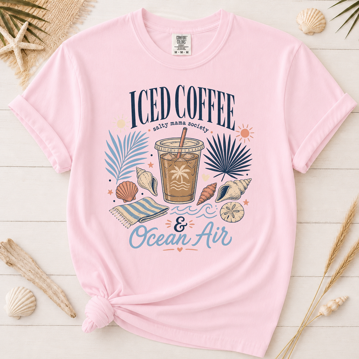 Iced Coffee & Ocean Air Graphic Tee