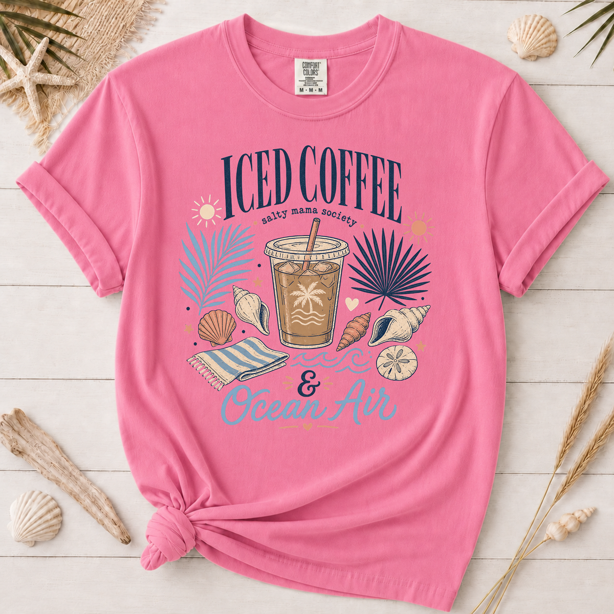 Iced Coffee & Ocean Air Graphic Tee