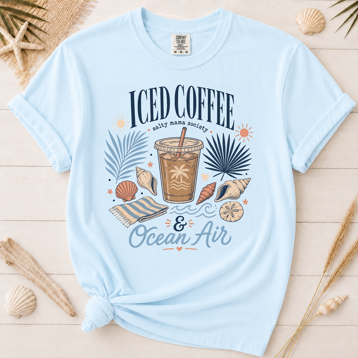 Iced Coffee & Ocean Air Graphic Tee