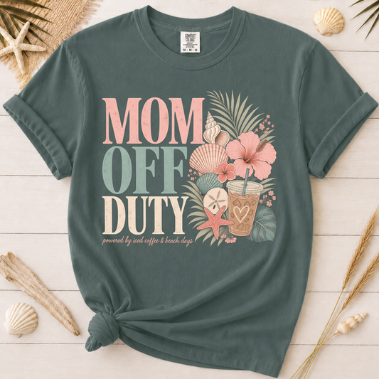 Mom Off Duty Graphic Tee