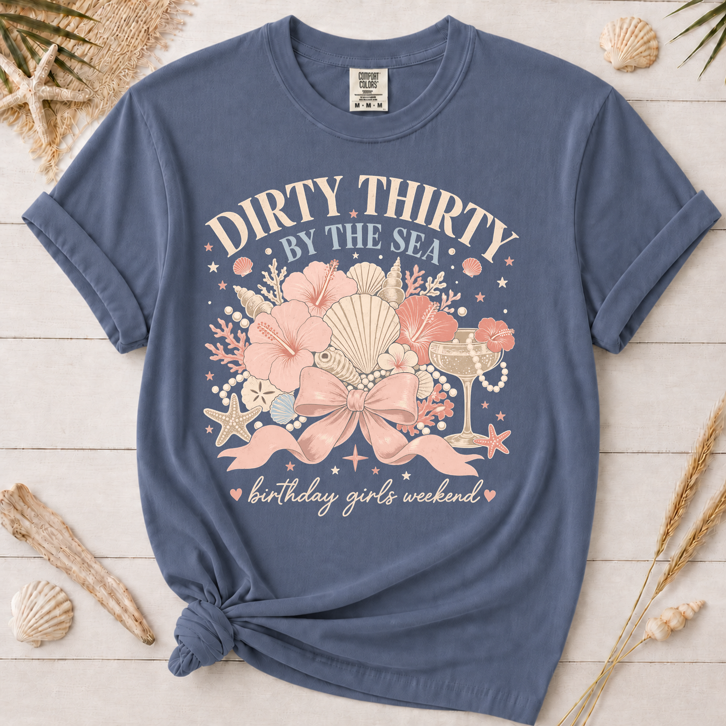 Dirty Thirty by the Sea Graphic Tee