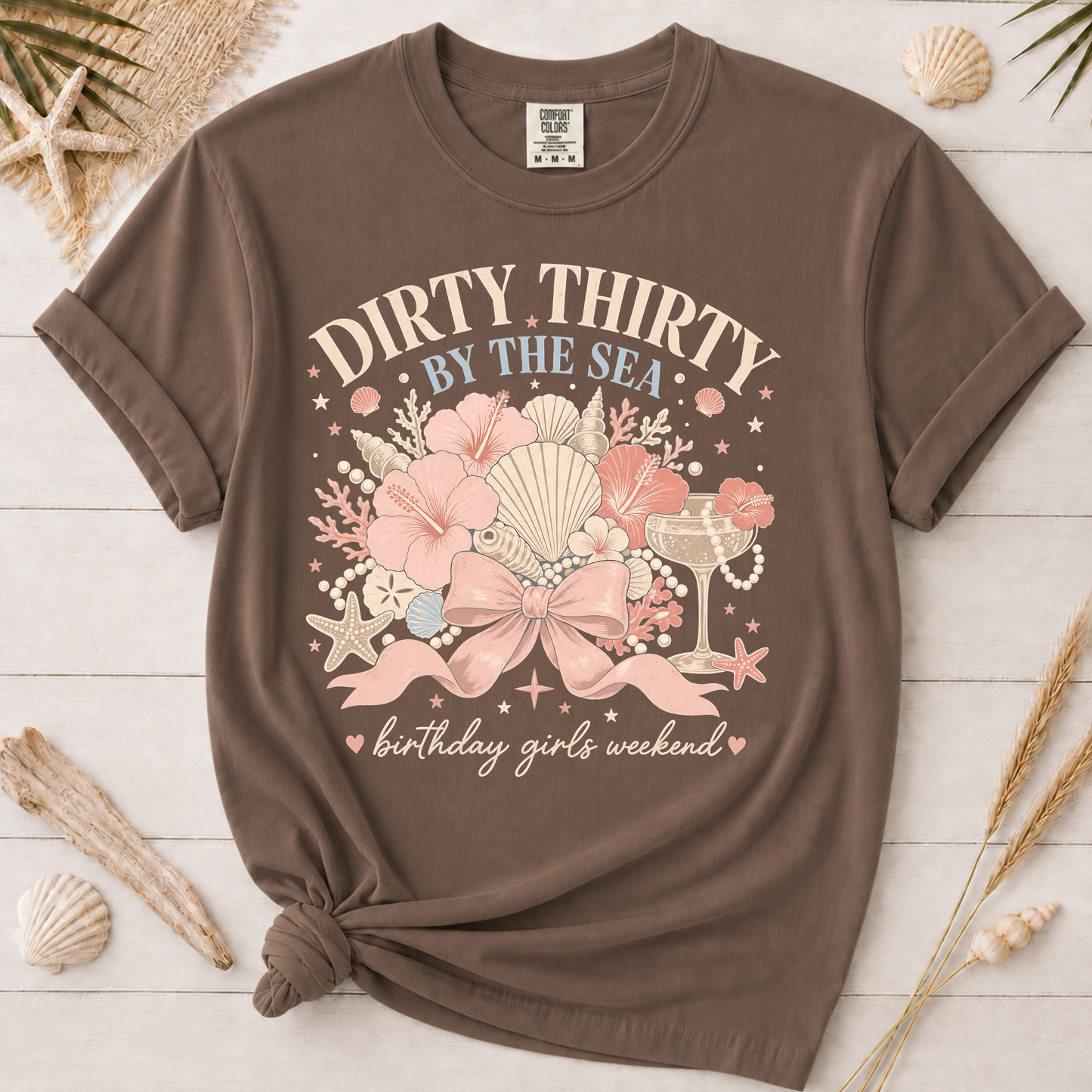 Dirty Thirty by the Sea Graphic Tee