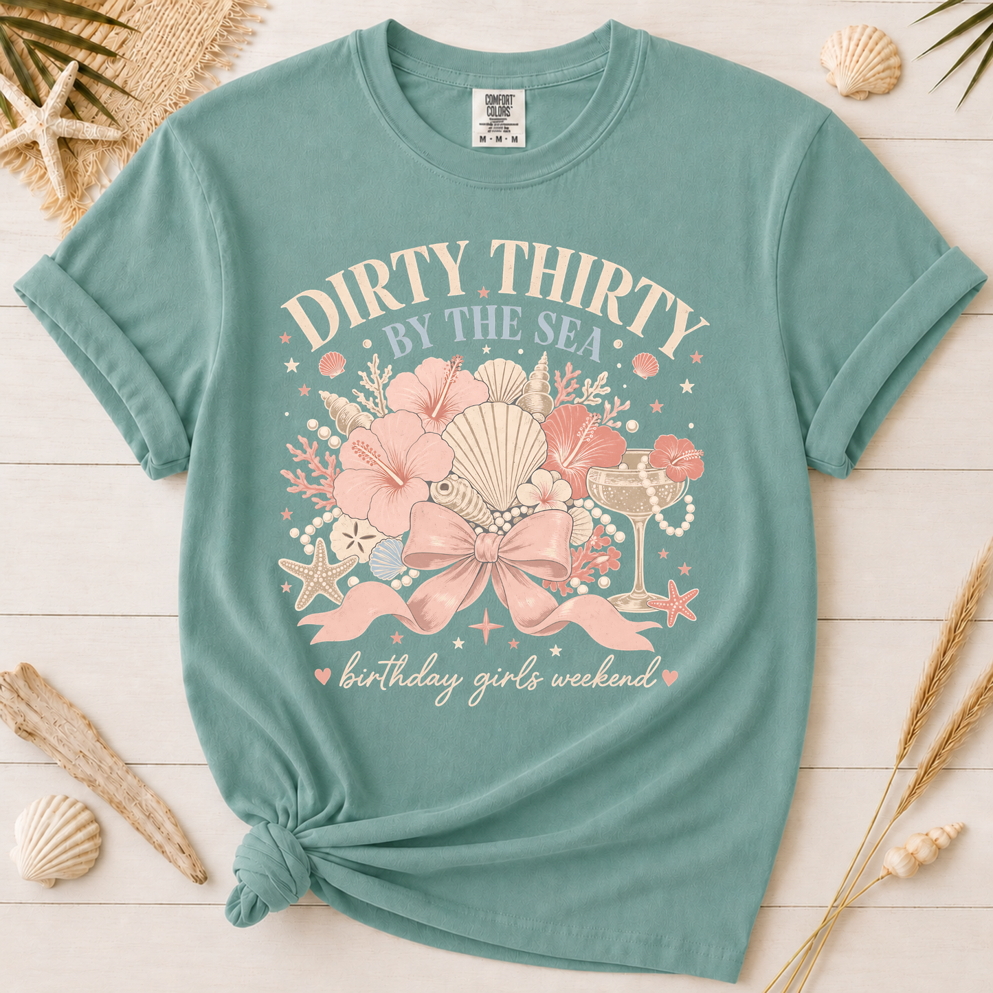 Dirty Thirty by the Sea Graphic Tee