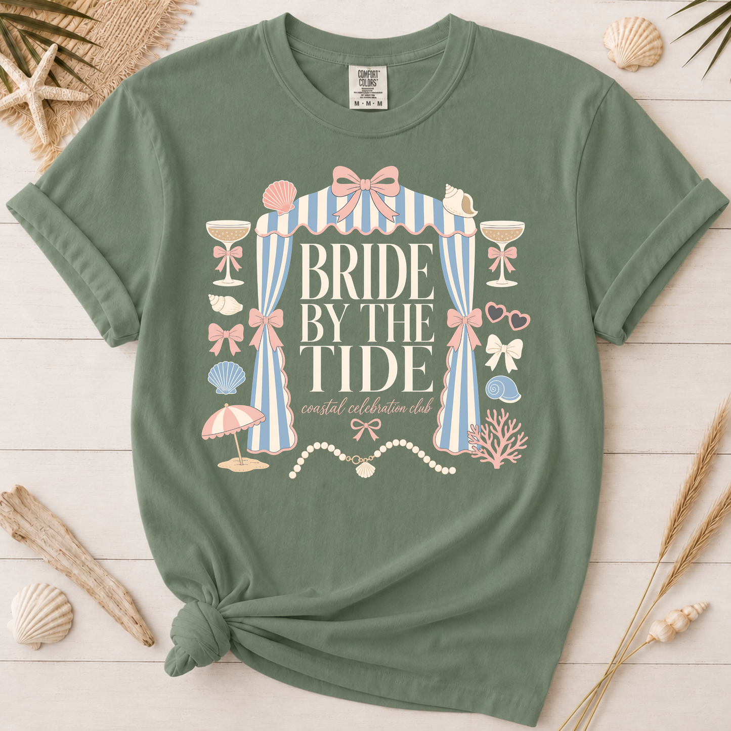 Bride by the Tide Coastal Bachelorette Graphic Tee