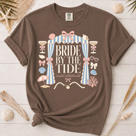 Bride by the Tide Coastal Bachelorette Graphic Tee