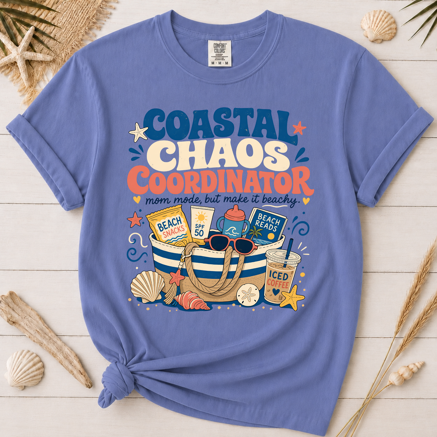 Coastal Chaos Coordinator Mom Graphic Tee