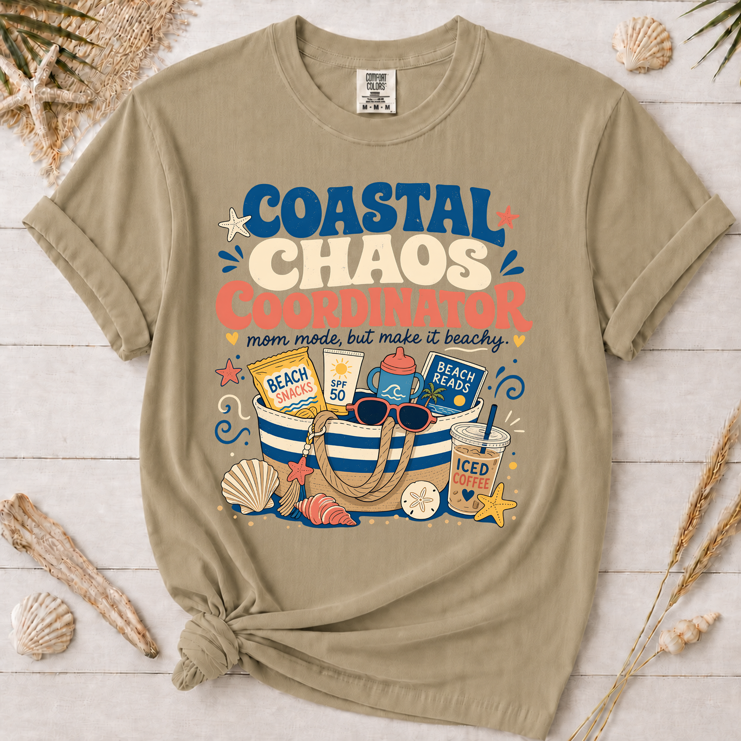 Coastal Chaos Coordinator Mom Graphic Tee