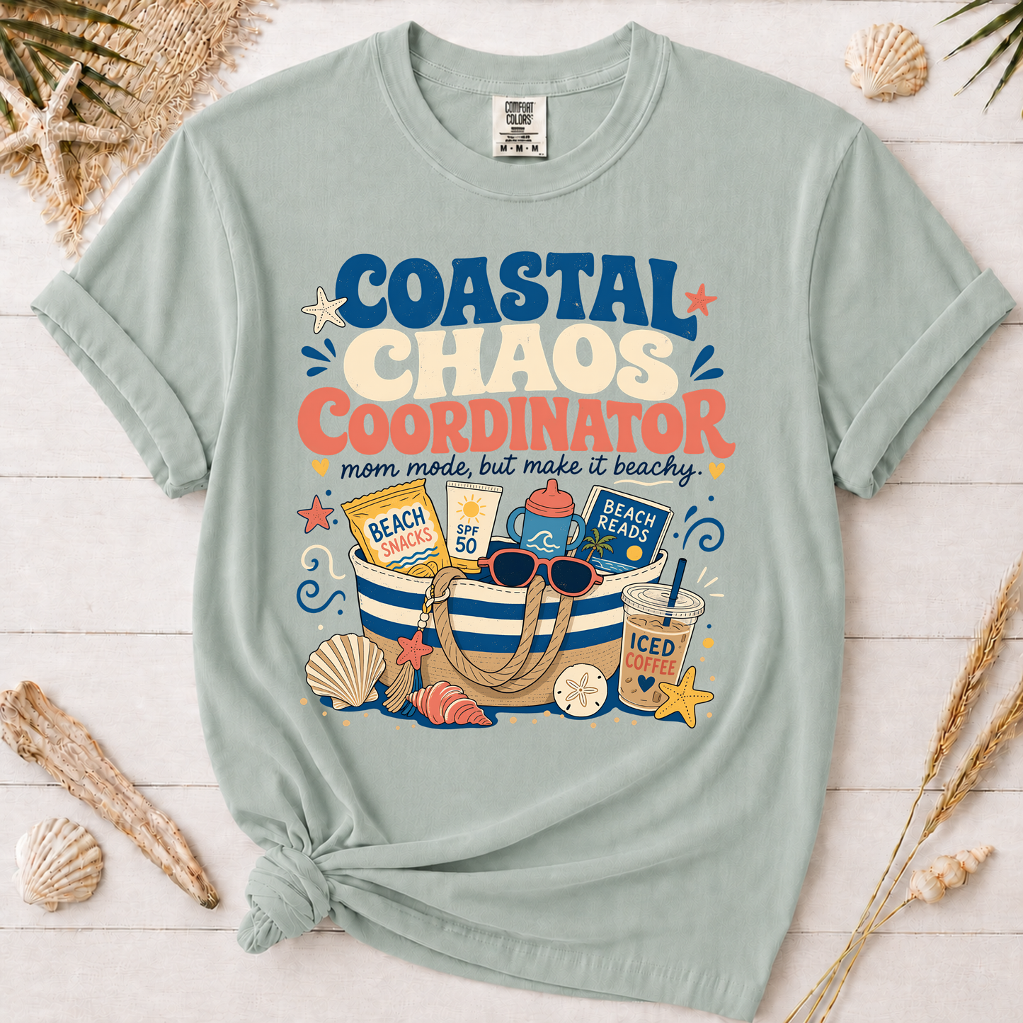 Coastal Chaos Coordinator Mom Graphic Tee