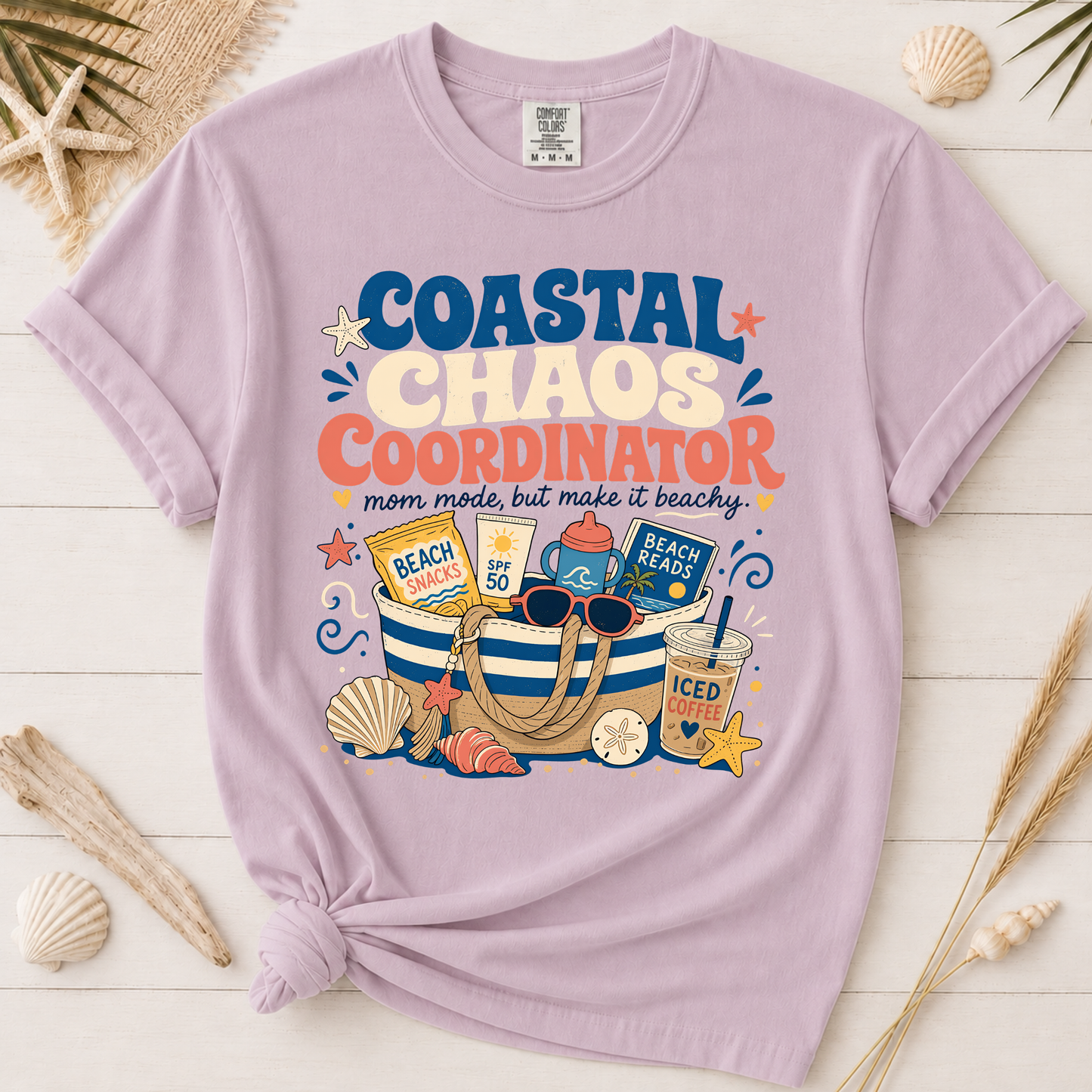 Coastal Chaos Coordinator Mom Graphic Tee