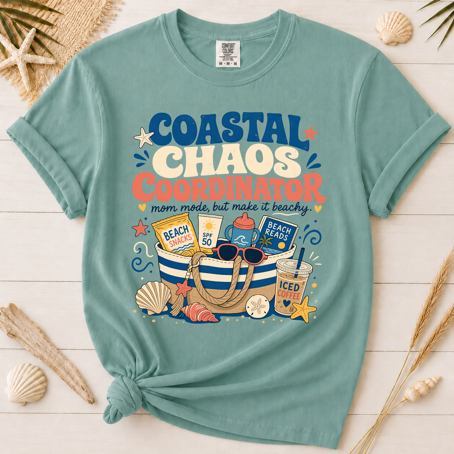 Coastal Chaos Coordinator Mom Graphic Tee