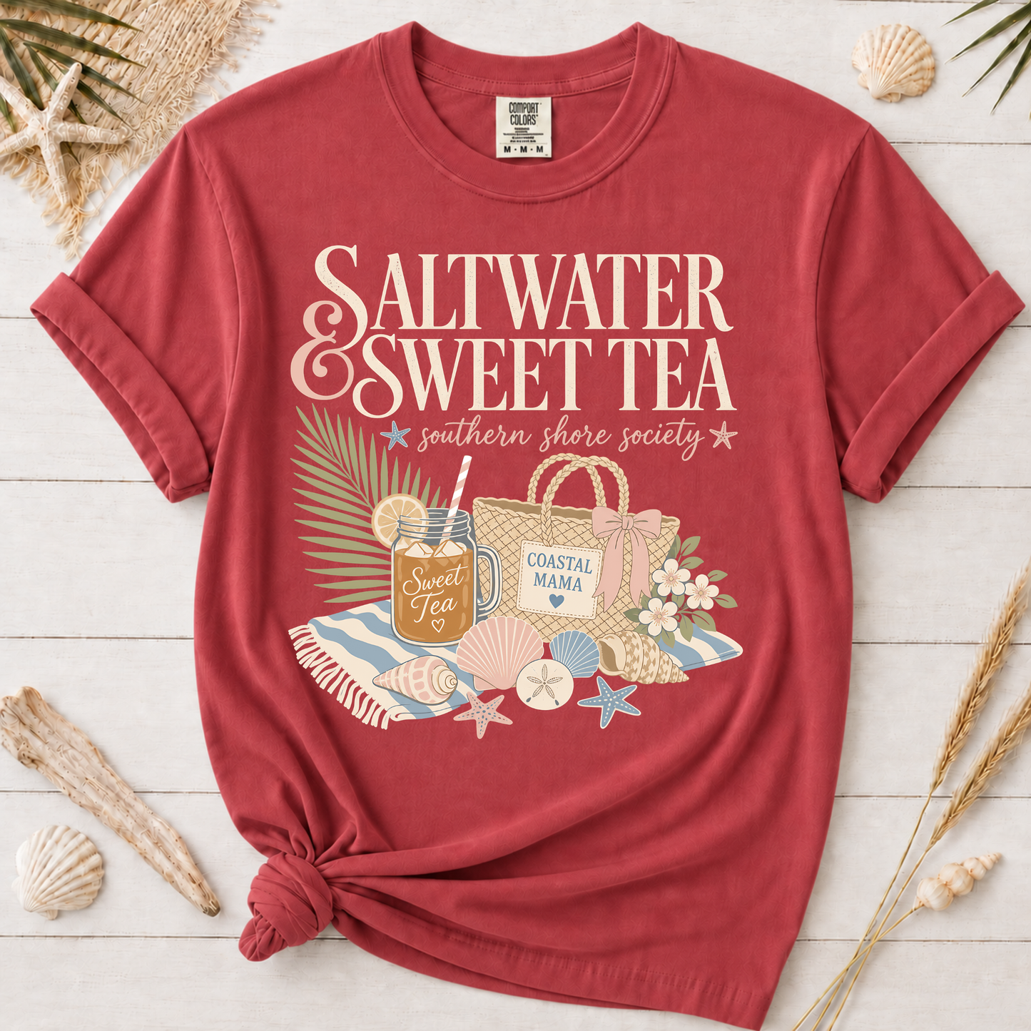 Saltwater & Sweet Tea Coastal Graphic Tee
