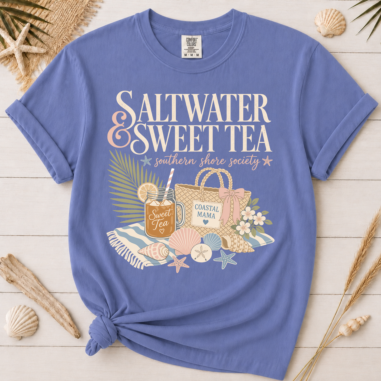 Saltwater & Sweet Tea Coastal Graphic Tee