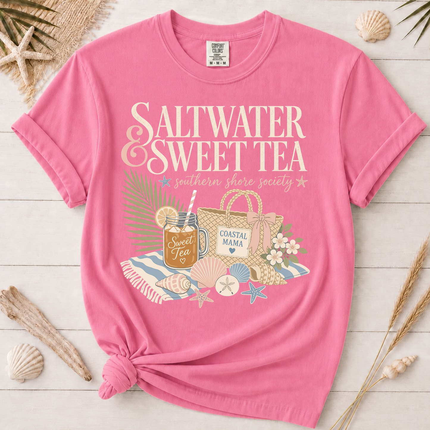 Saltwater & Sweet Tea Coastal Graphic Tee