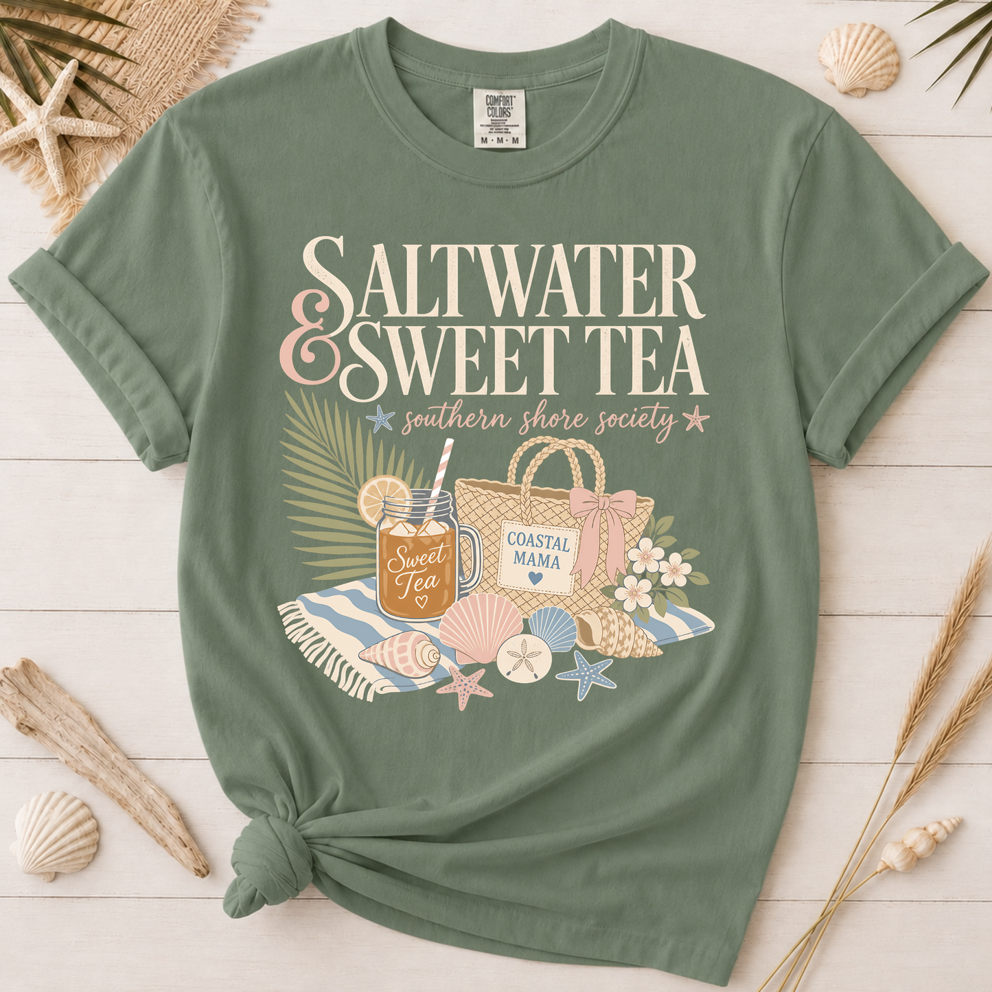 Saltwater & Sweet Tea Coastal Graphic Tee