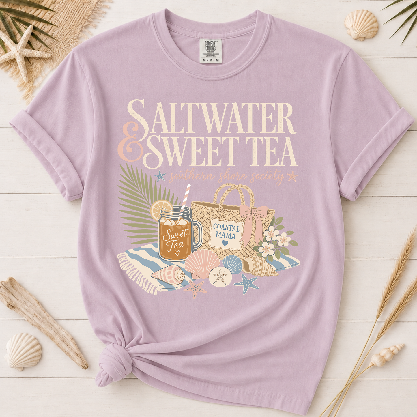 Saltwater & Sweet Tea Coastal Graphic Tee