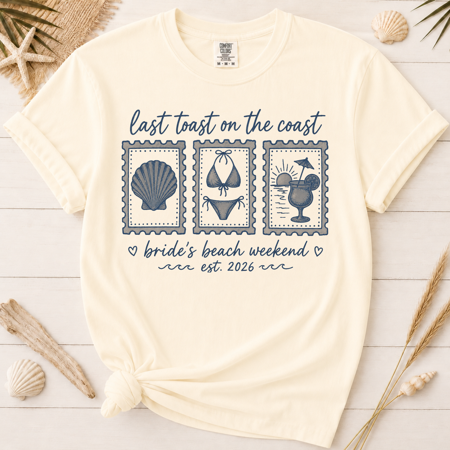 Last Toast on the Coast Graphic Tee