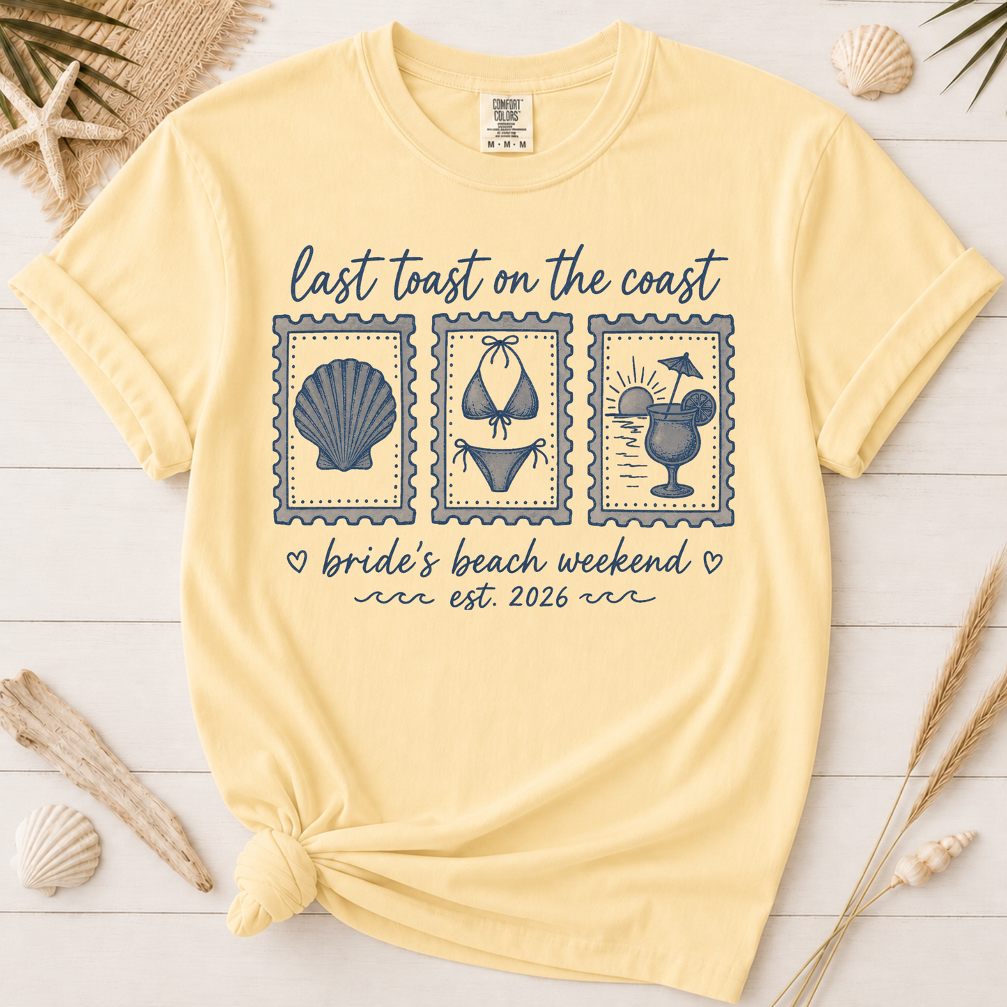 Last Toast on the Coast Graphic Tee