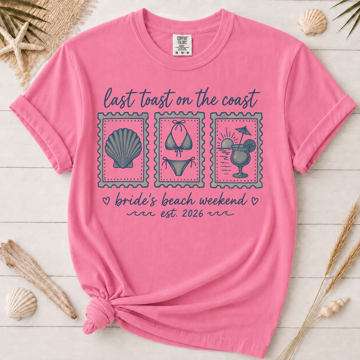 Last Toast on the Coast Graphic Tee