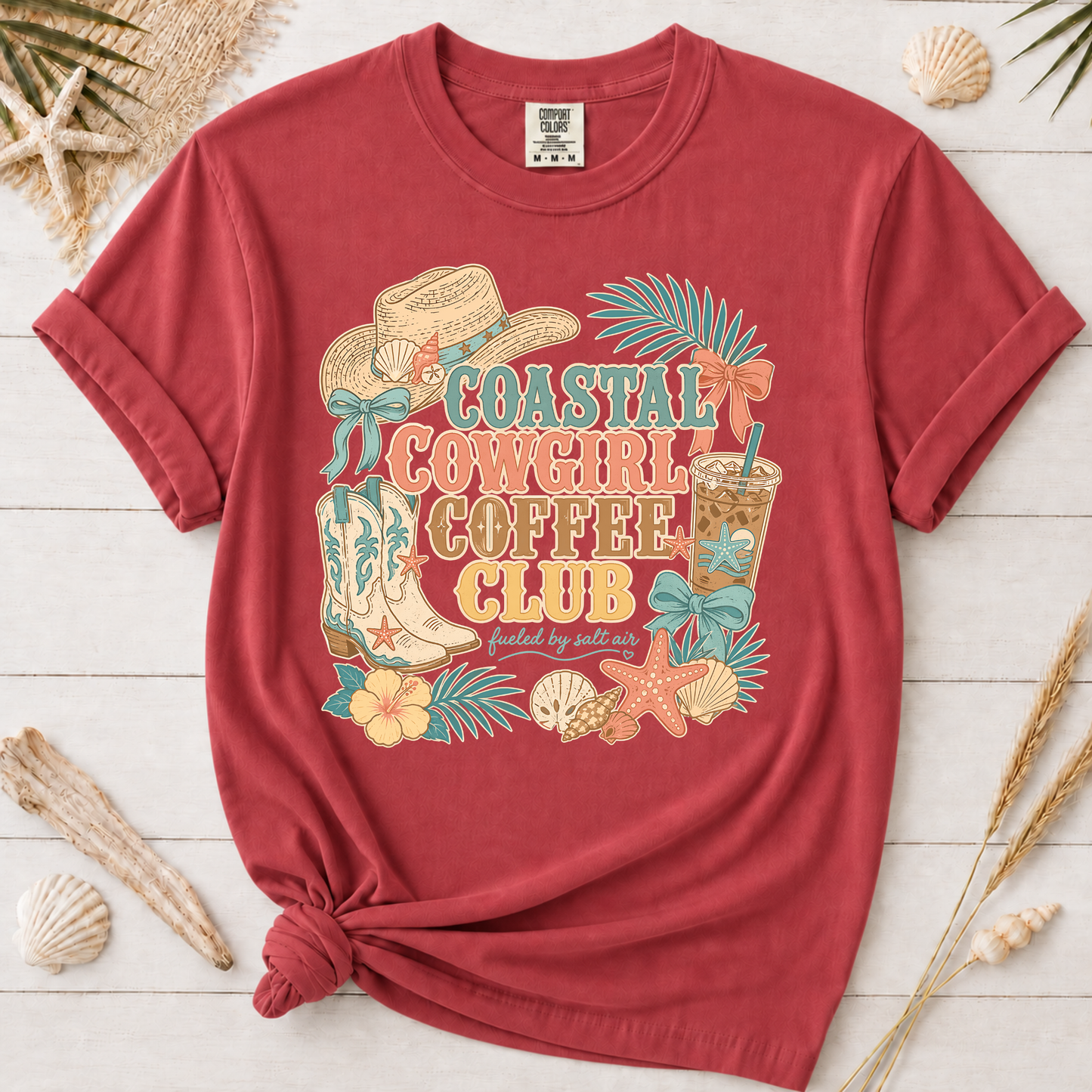 Coastal Cowgirl Coffee Club Graphic Tee