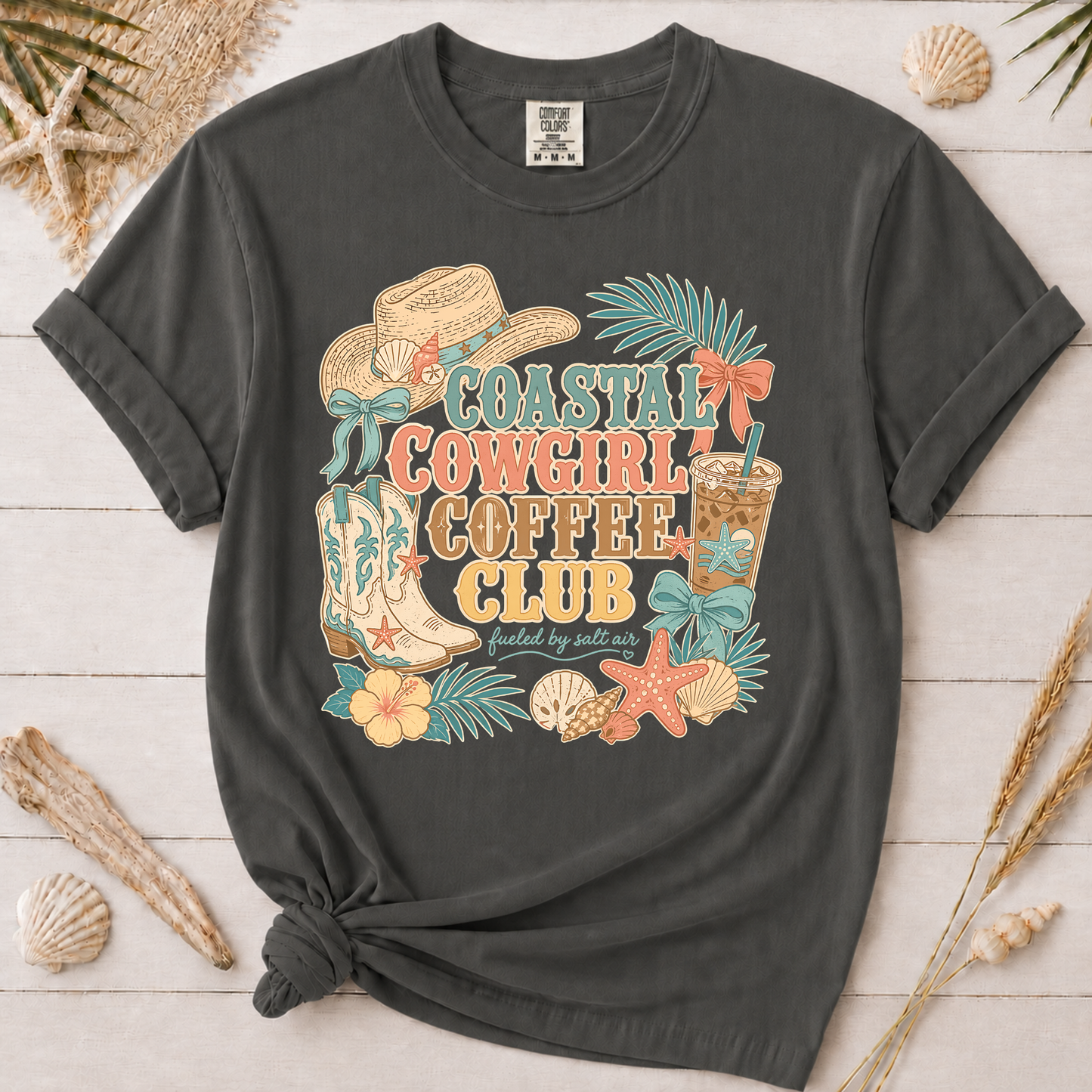 Coastal Cowgirl Coffee Club Graphic Tee