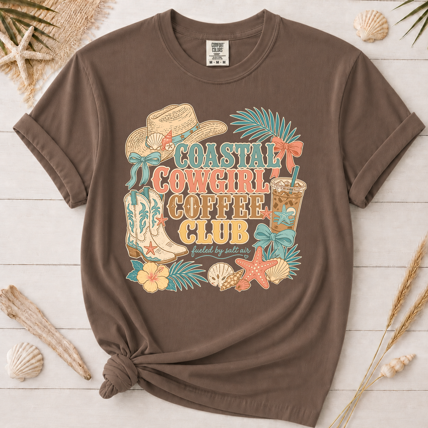 Coastal Cowgirl Coffee Club Graphic Tee