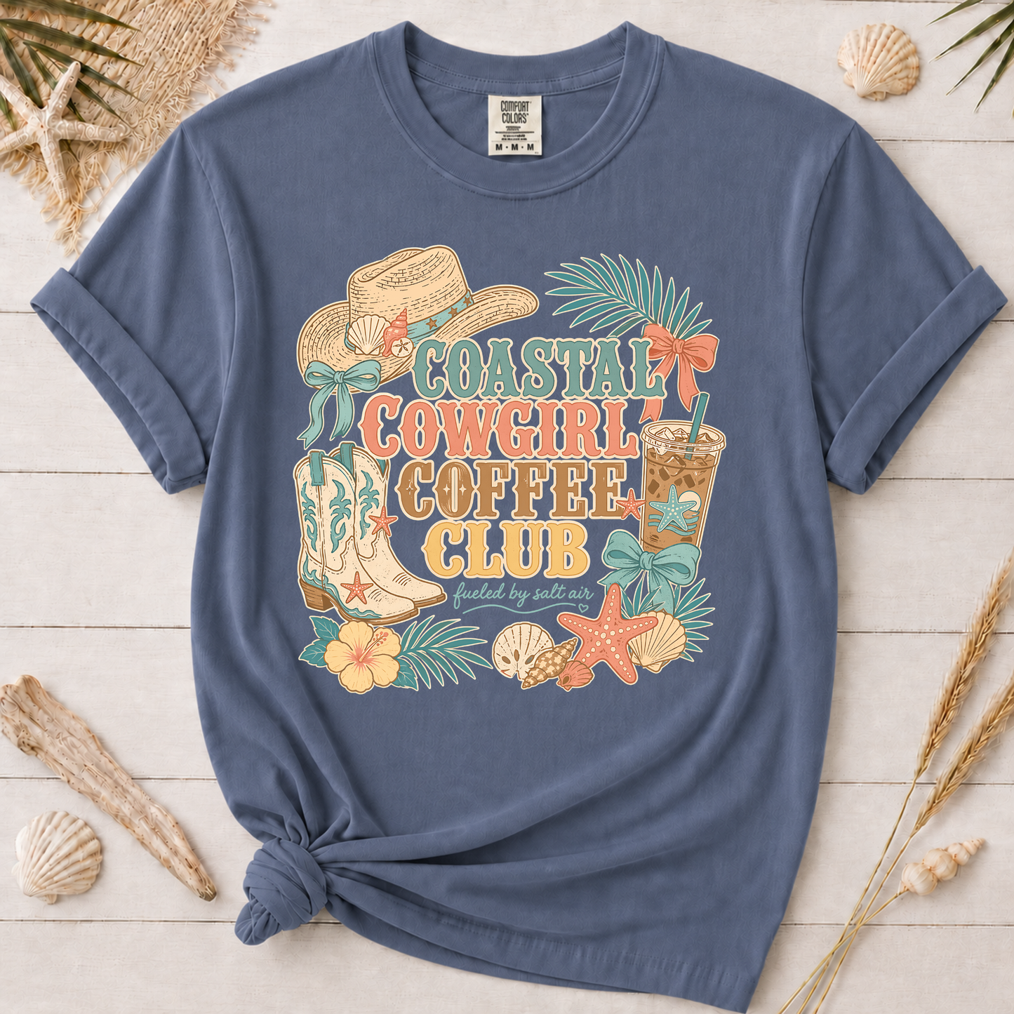 Coastal Cowgirl Coffee Club Graphic Tee