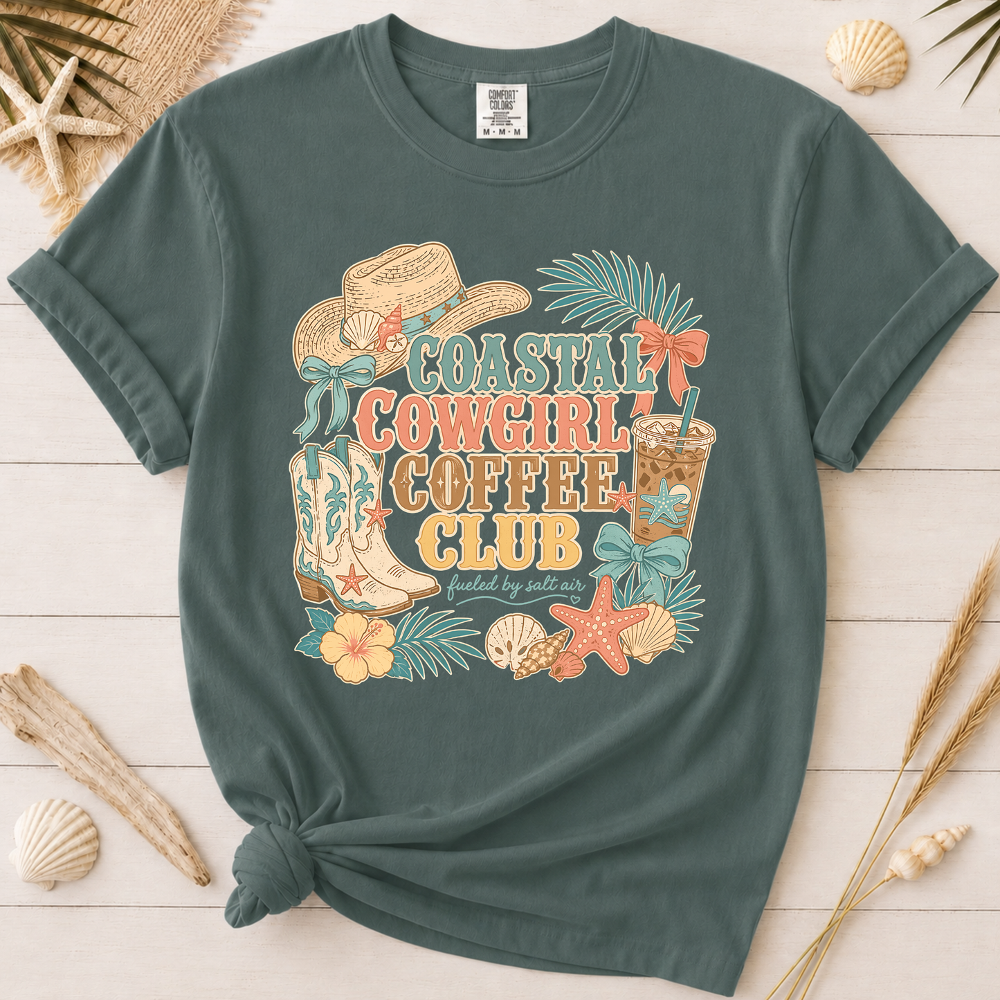 Coastal Cowgirl Coffee Club Graphic Tee