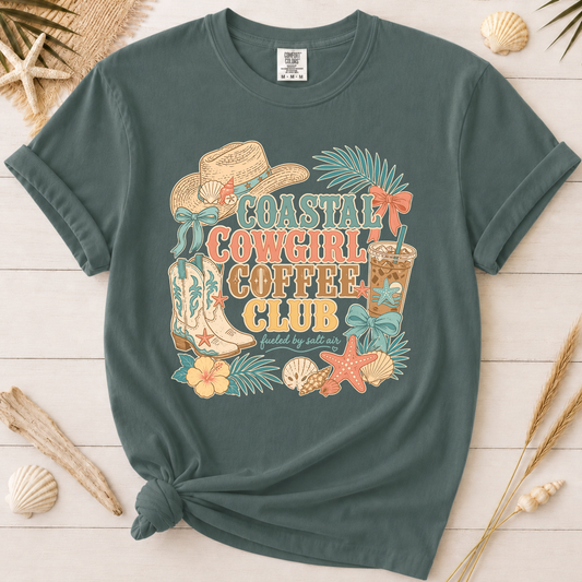 Coastal Cowgirl Coffee Club Graphic Tee