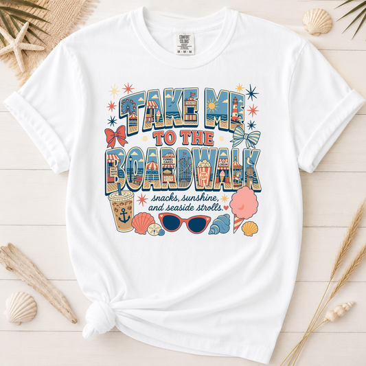 Take Me to the Boardwalk Graphic Tee