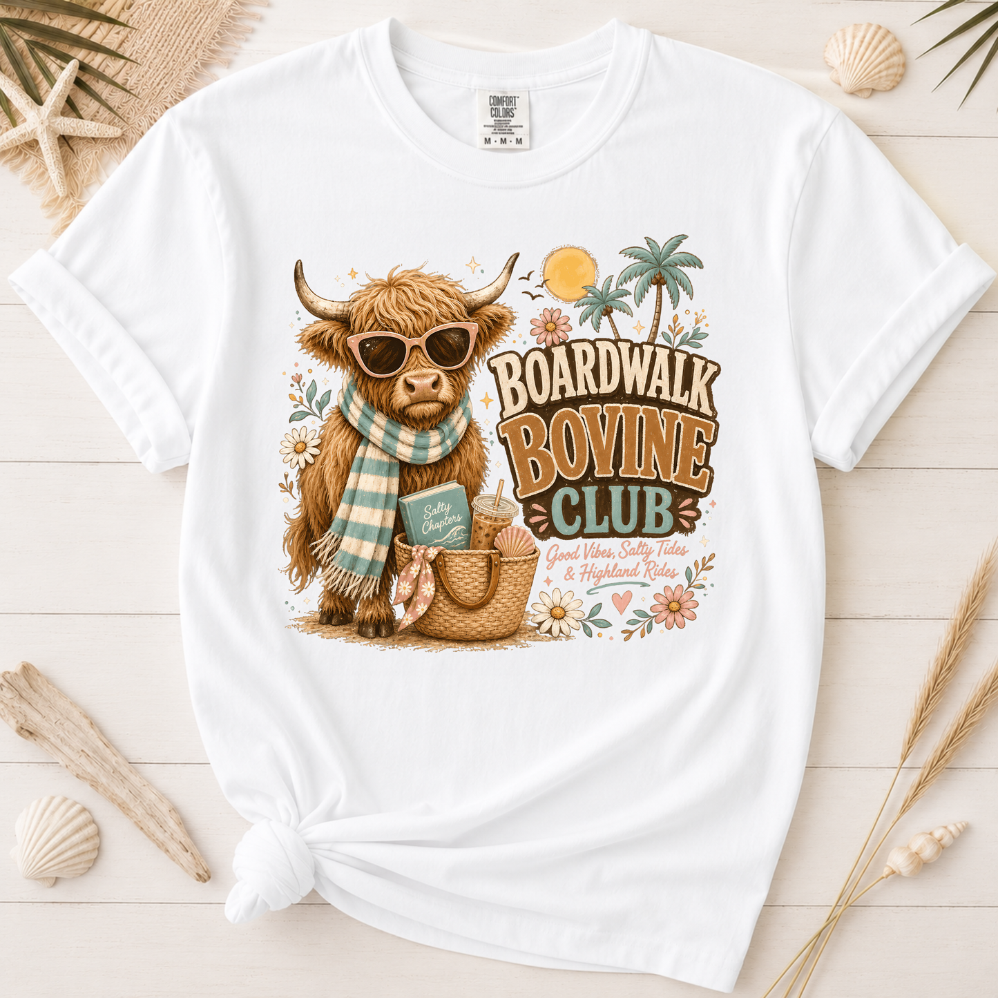 Boardwalk Bovine Club Graphic Tee