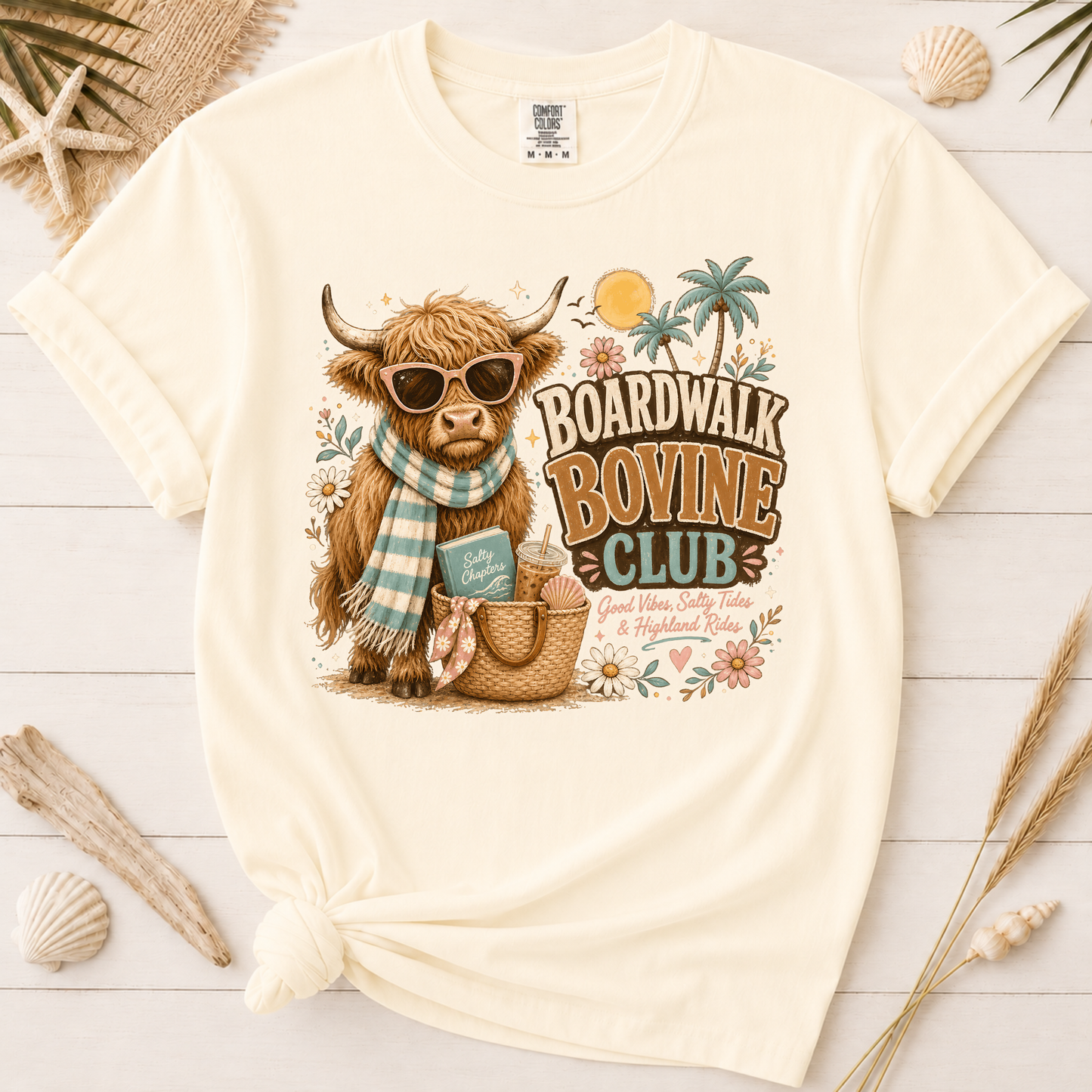 Boardwalk Bovine Club Graphic Tee