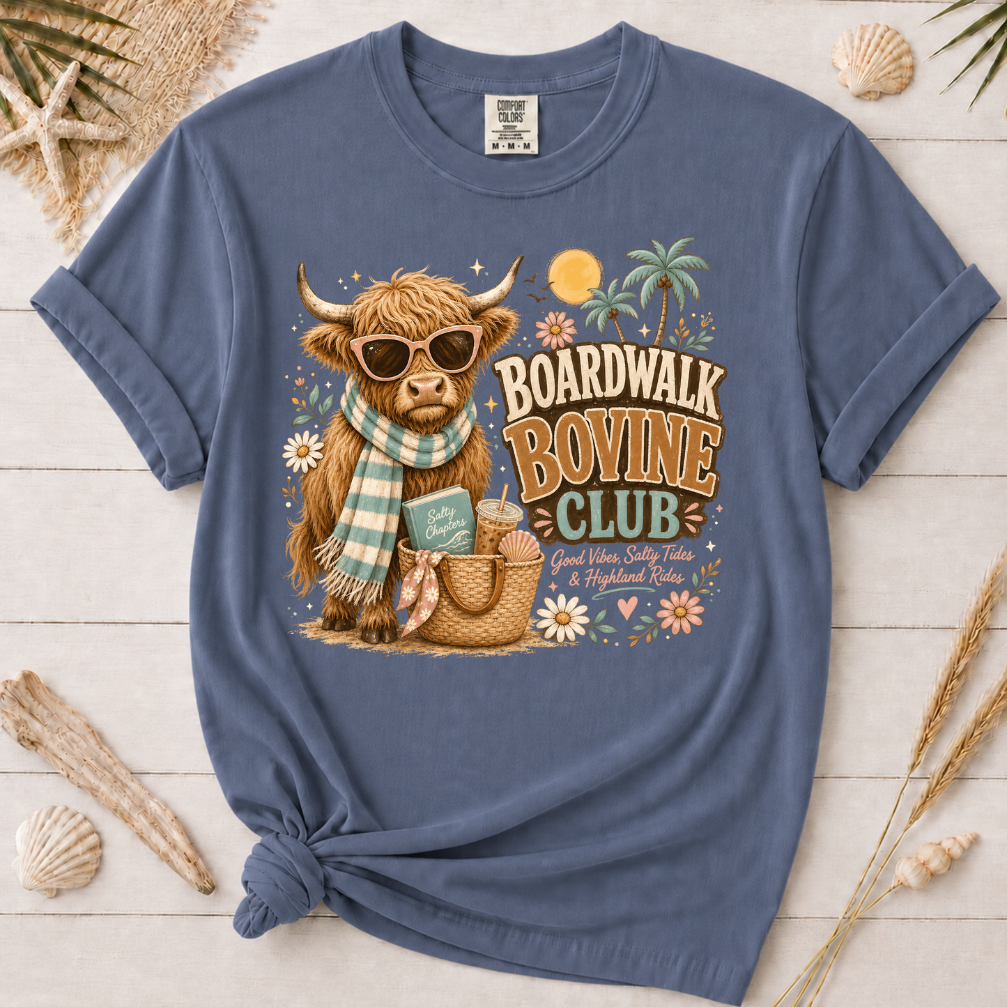 Boardwalk Bovine Club Graphic Tee