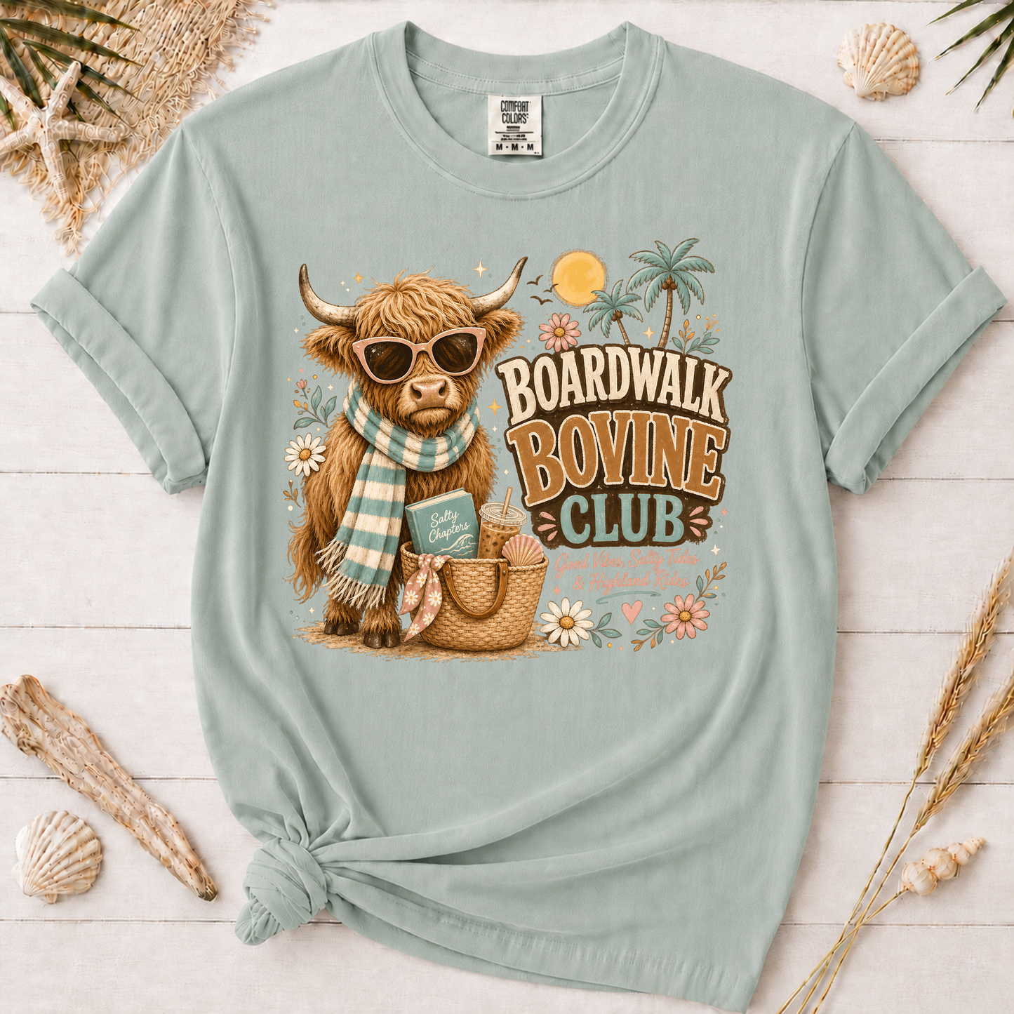 Boardwalk Bovine Club Graphic Tee