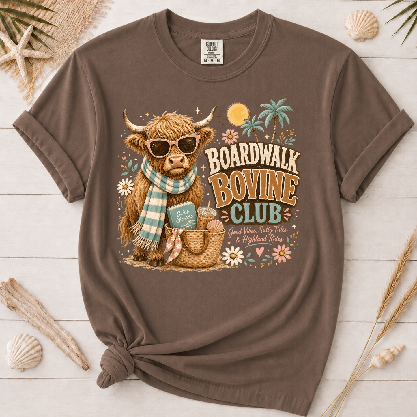 Boardwalk Bovine Club Graphic Tee