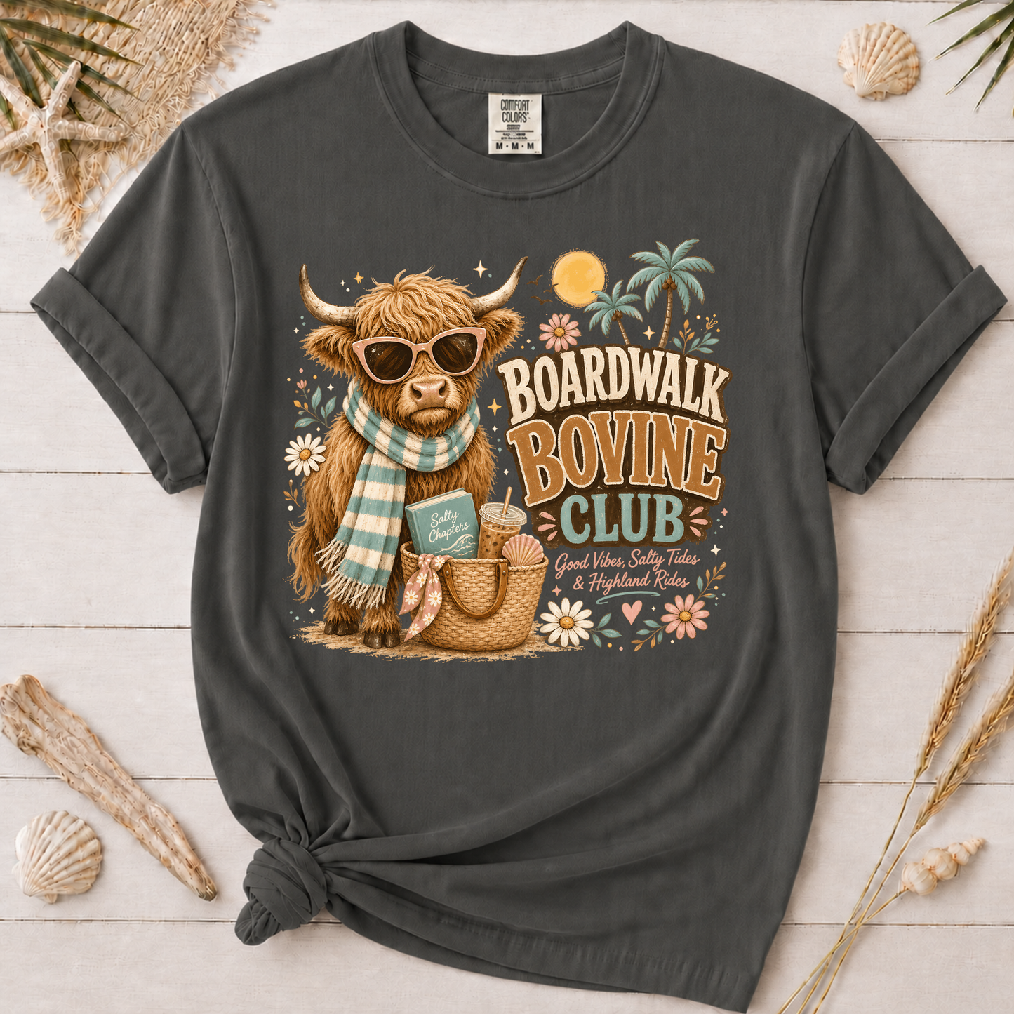 Boardwalk Bovine Club Graphic Tee
