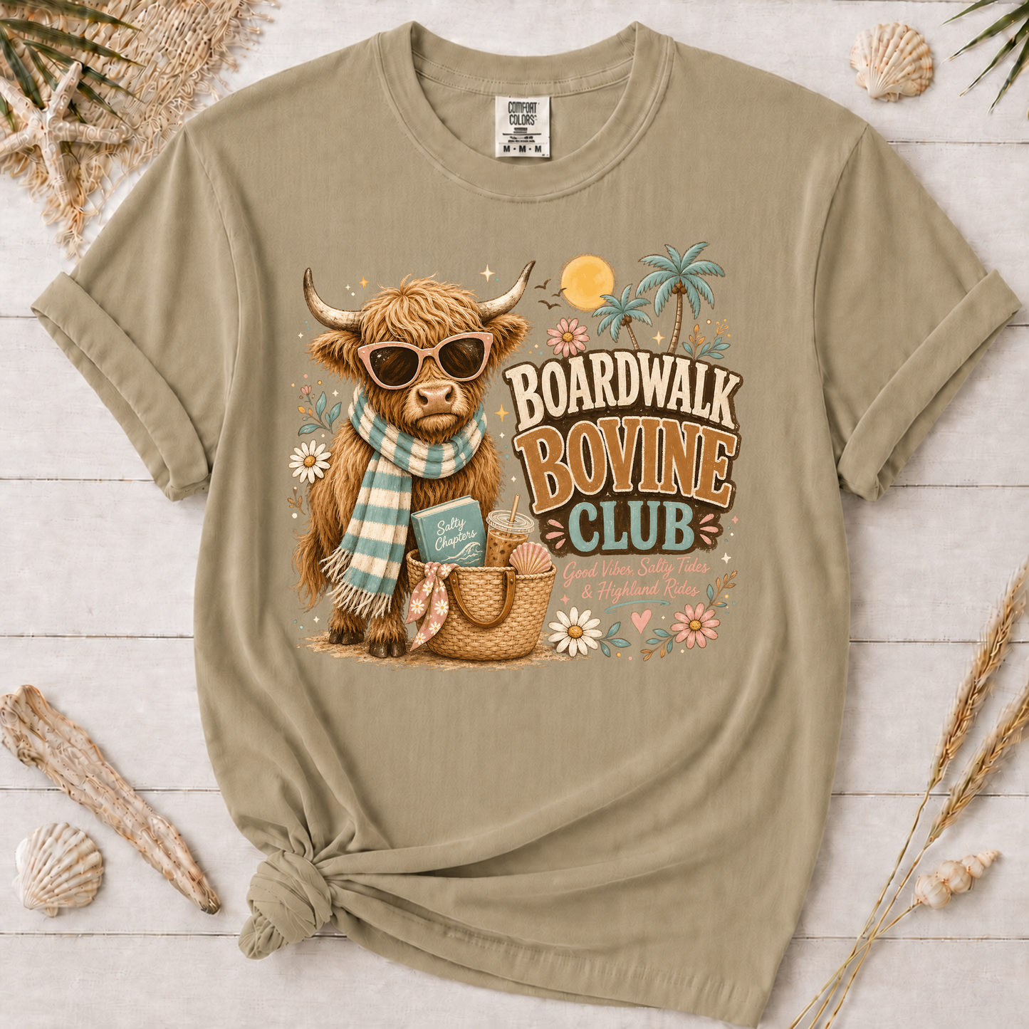 Boardwalk Bovine Club Graphic Tee