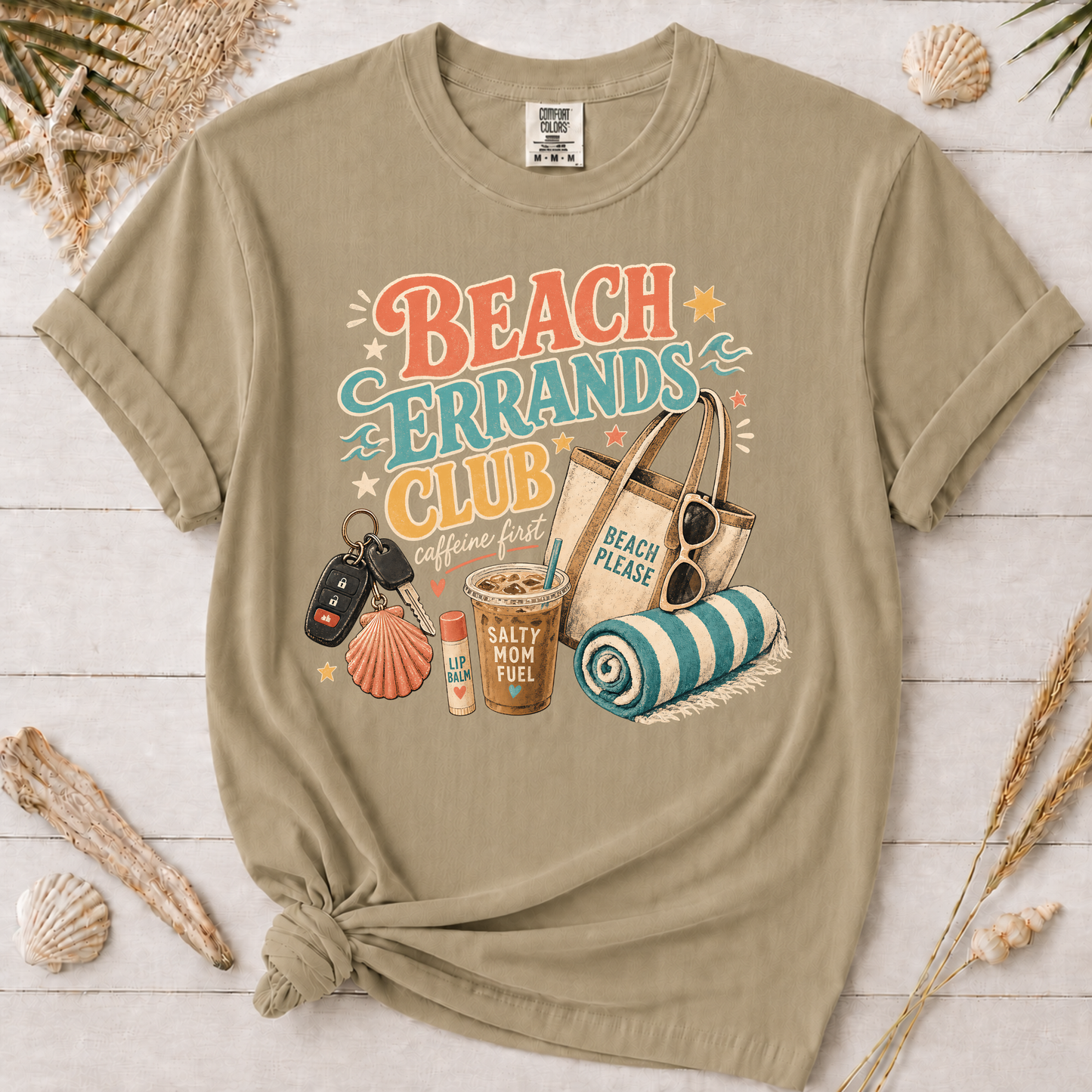 Beach Errands Club Graphic Tee