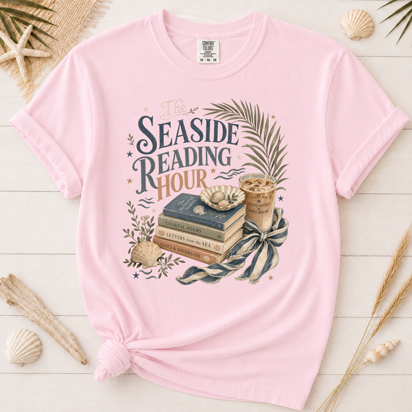 Seaside Reading Hour Graphic Tee