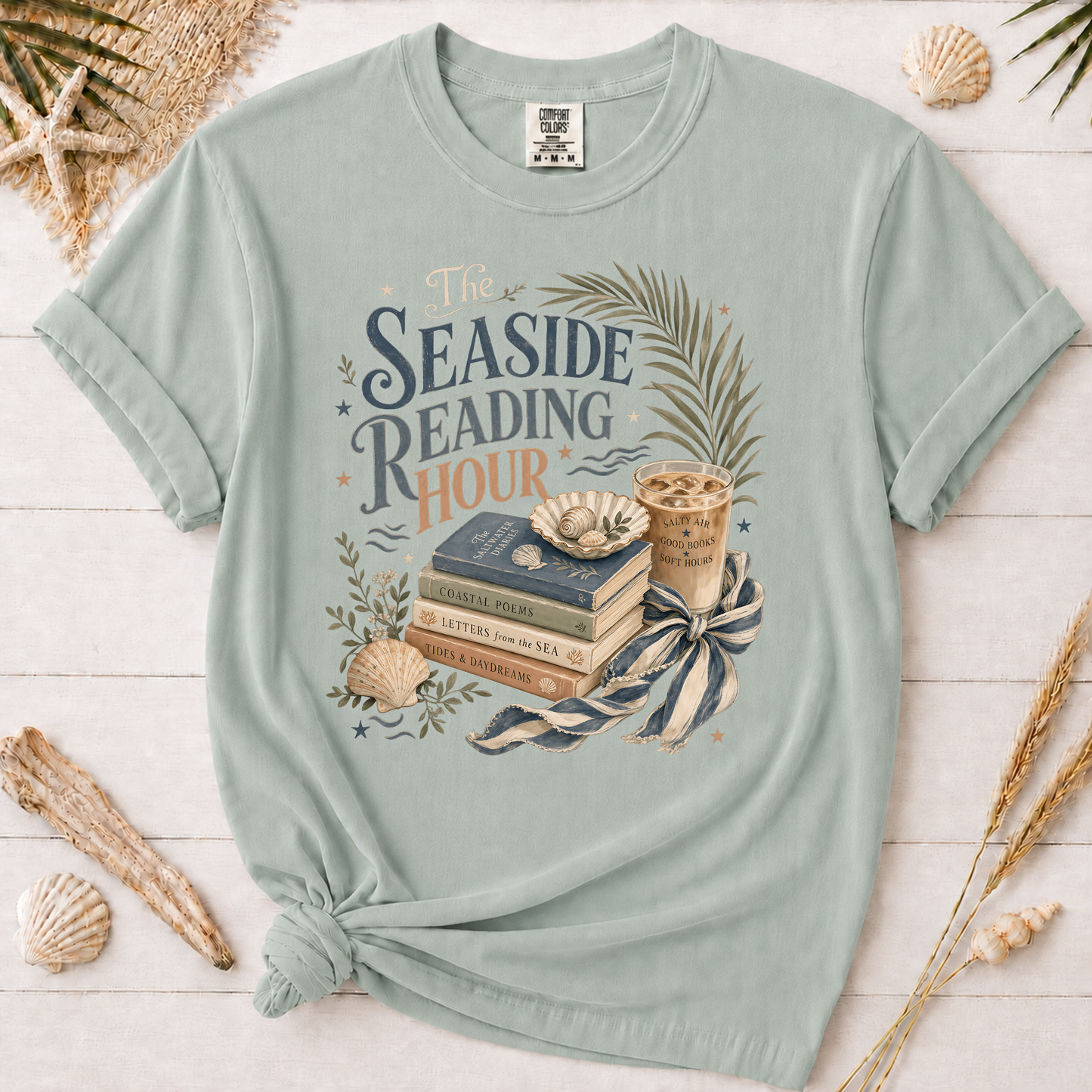 Seaside Reading Hour Graphic Tee