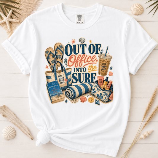 Out of Office, Into the Surf Graphic Tee