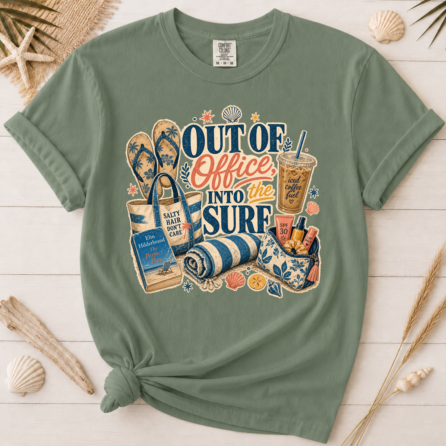 Out of Office, Into the Surf Graphic Tee