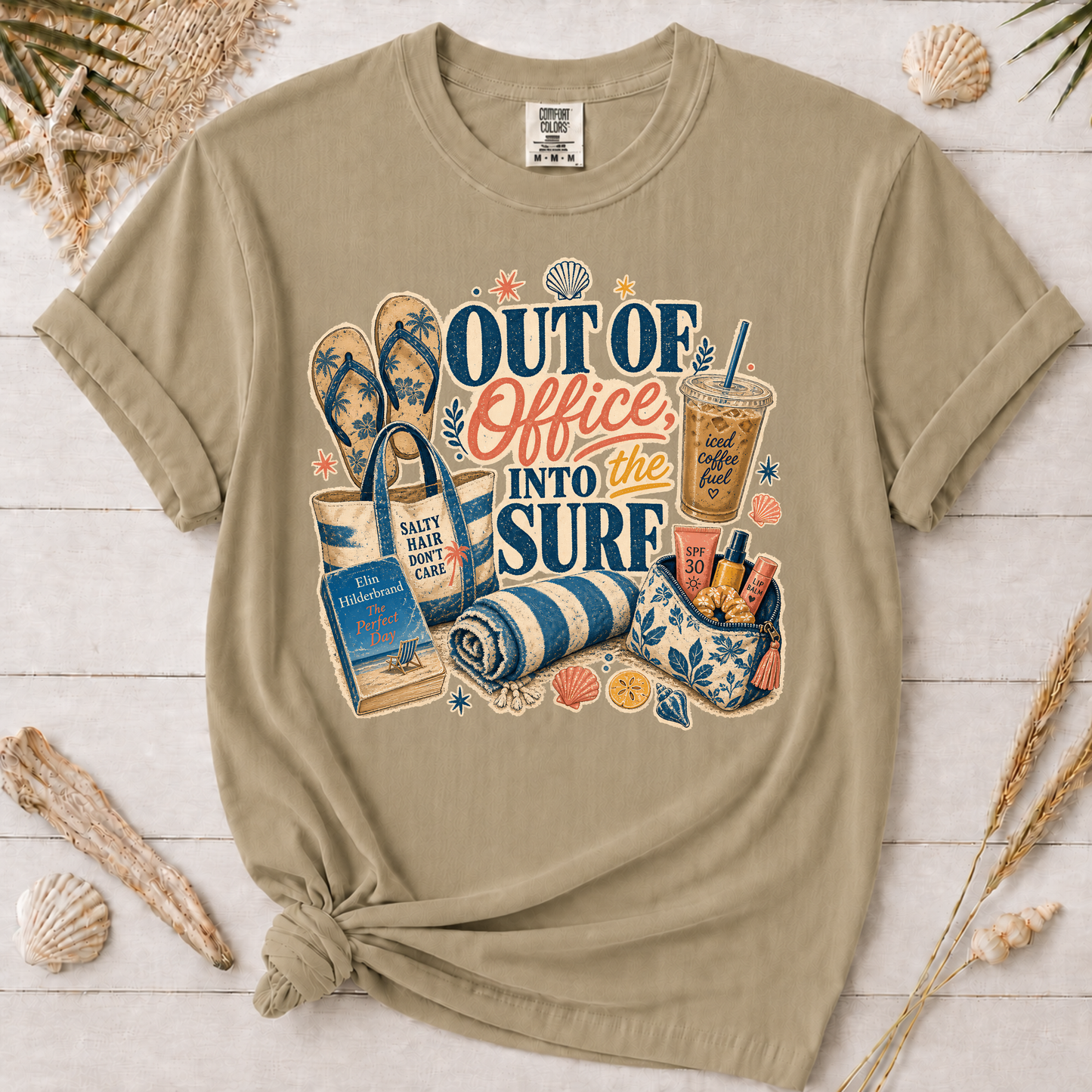 Out of Office, Into the Surf Graphic Tee
