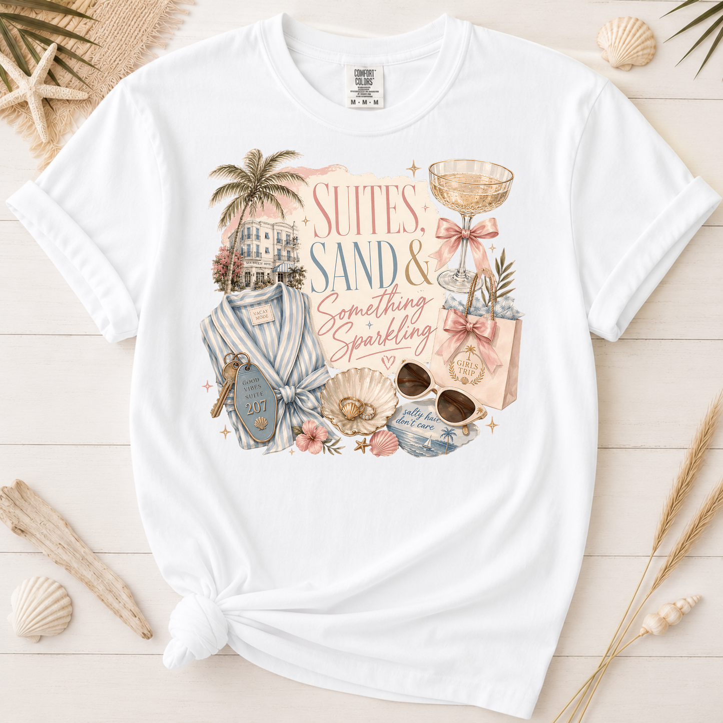Suites, Sand & Something Sparkling Graphic Tee